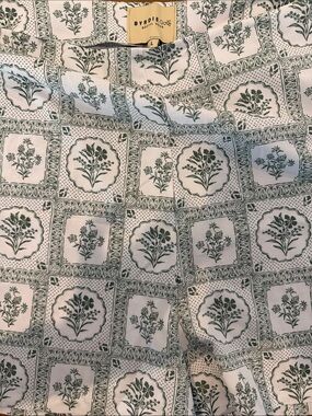 Byrdie Golf Green Floral Tile Print Shorts